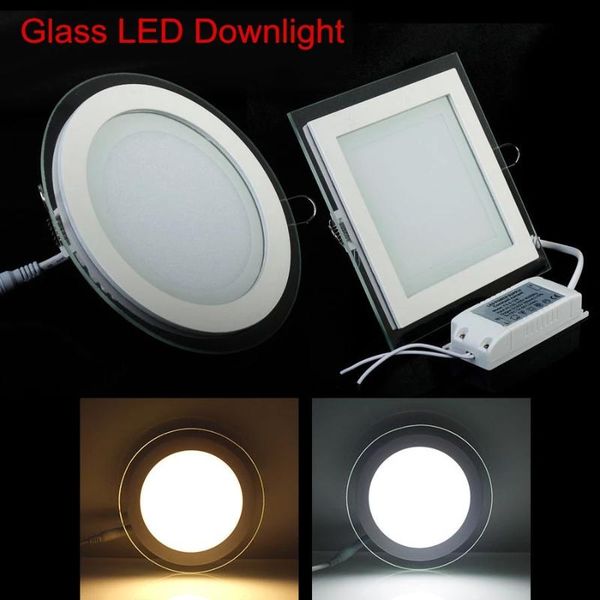 downlights 6w 9w 12w 18w round/square glass led downlight recessed panel light spot ceiling down warm/natural/cold white/3 color
downlights 6w 9w 12w 18w round/square glass led downlight recessed panel light spot ceiling down warm/natural/cold white/3 color