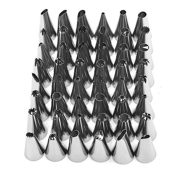 baking & pastry tools 50pcs/set good quality stainless steel icing piping nozzles tips set cake decorating
baking & pastry tools 50pcs/set good quality stainless steel icing piping nozzles tips set cake decorating