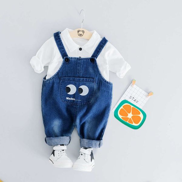 baby's back belt pants male 1-3 years old girl spring and autumn two piece set korean children's suit fashion, Blue
baby's back belt pants male 1-3 years old girl spring and autumn two piece set korean children's suit fashion, Blue