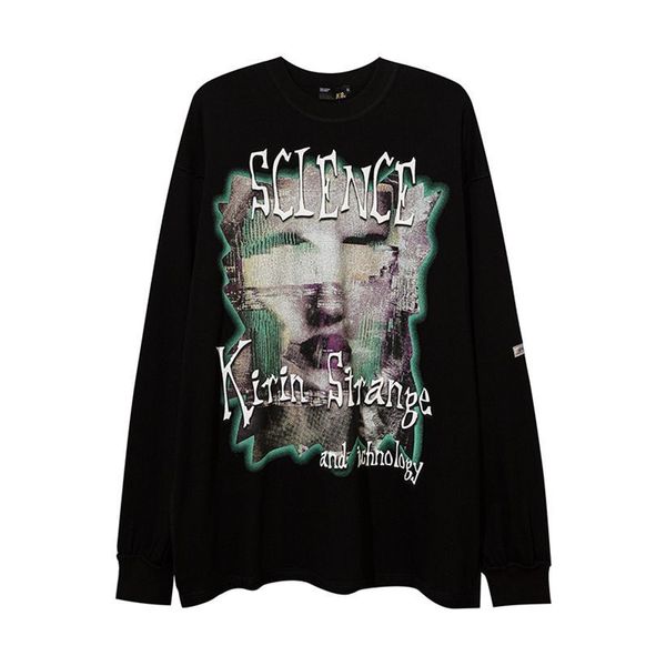 ins high street fashion brand thin large size sweater men's hip hop rap sleeve pullover youth backing long t, Black
ins high street fashion brand thin large size sweater men's hip hop rap sleeve pullover youth backing long t, Black