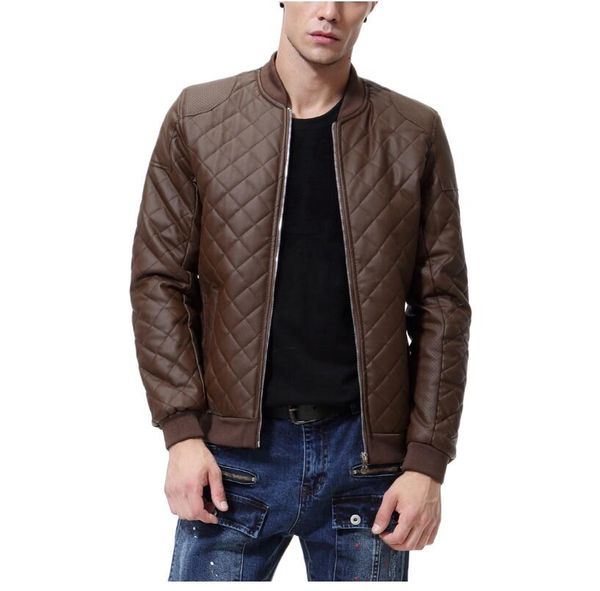 2012 autumn winter black warm thick leather jackets men's stand collar pu jacket for men coats size m-3xl, Black;brown 
2012 autumn winter black warm thick leather jackets men's stand collar pu jacket for men coats size m-3xl, Black;brown