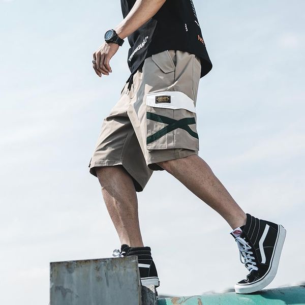 men's shorts fashionable cargo mens design elasticated waist short sweatpants man bermuda loose leisure homme pants, White;black
men's shorts fashionable cargo mens design elasticated waist short sweatpants man bermuda loose leisure homme pants, White;black