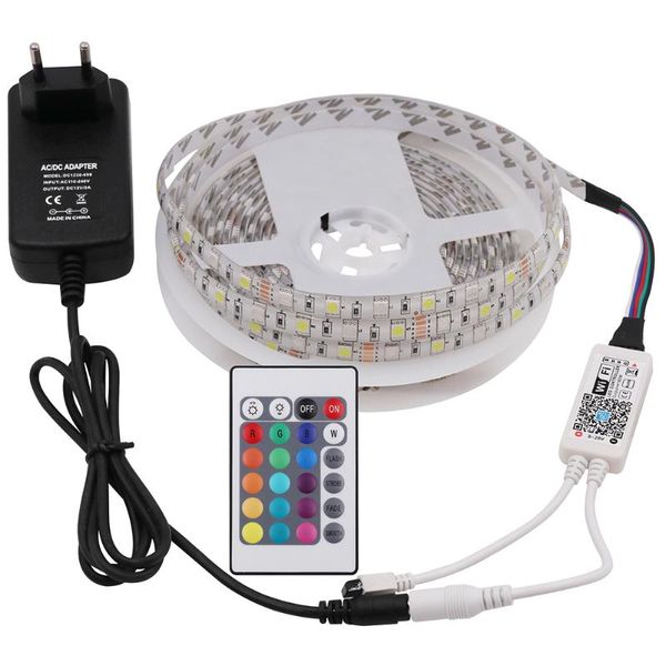 wifi led strip rgb rgbw rgbww led strip light with controller power adapter ribbon diode tape light 5m
wifi led strip rgb rgbw rgbww led strip light with controller power adapter ribbon diode tape light 5m