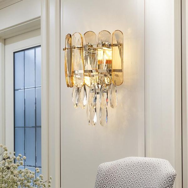 wall lamp modern colour crystal light living room decoration bedroom bedside home decor gold sconce indoor lighting
wall lamp modern colour crystal light living room decoration bedroom bedside home decor gold sconce indoor lighting