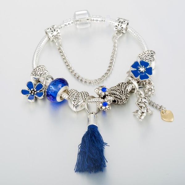 charm bracelets annapaer tassel beads bracelet rank bangles with flower heart diy jewelry pulseras gift for women b19062, Golden;silver
charm bracelets annapaer tassel beads bracelet rank bangles with flower heart diy jewelry pulseras gift for women b19062, Golden;silver