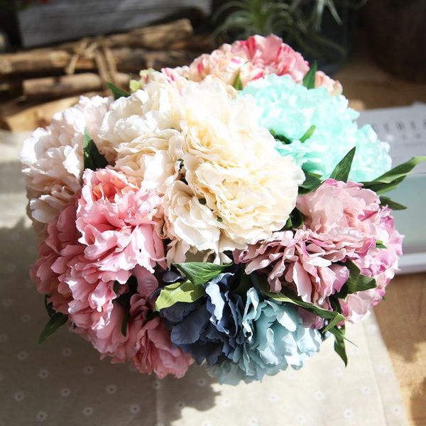 decorative flowers & wreaths 5heads 10cm artificial decoration silk flower european fall vivid peony fake leaf wedding home party
decorative flowers & wreaths 5heads 10cm artificial decoration silk flower european fall vivid peony fake leaf wedding home party