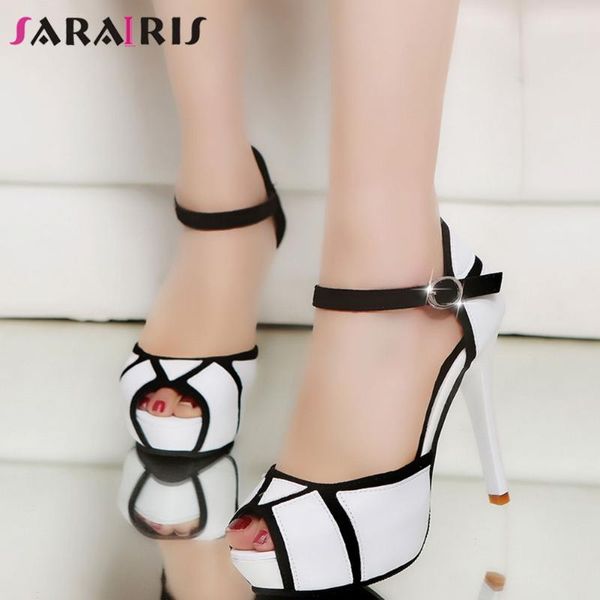 sandals sarairis brand female office elegant 2021 summer women platform thin high heels colorful shoes woman, Black
sandals sarairis brand female office elegant 2021 summer women platform thin high heels colorful shoes woman, Black