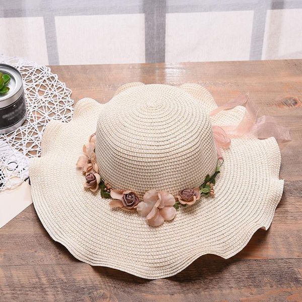 wide brim hats multicolor gift travel straw fashion beach sunscreen solid summer outdoor sun cap flower side women, Blue;gray
wide brim hats multicolor gift travel straw fashion beach sunscreen solid summer outdoor sun cap flower side women, Blue;gray