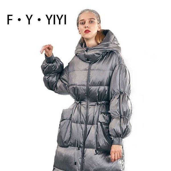 2020 winter new loose korean version contrast color hooded long knee fashion thickened down jacket women's trend, Black
2020 winter new loose korean version contrast color hooded long knee fashion thickened down jacket women's trend, Black