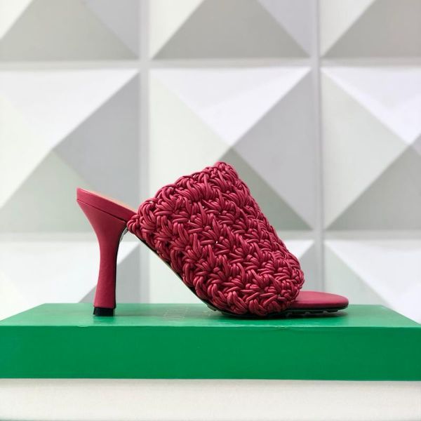 slippers 2021 early spring genuine leather women simple design weave 8.5cm, Black
slippers 2021 early spring genuine leather women simple design weave 8.5cm, Black