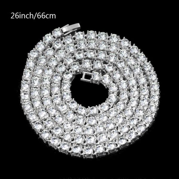 chains iced tennis chain men chunky necklace cubic zircon miami cuban link chainjewelry 875b, Silver
chains iced tennis chain men chunky necklace cubic zircon miami cuban link chainjewelry 875b, Silver