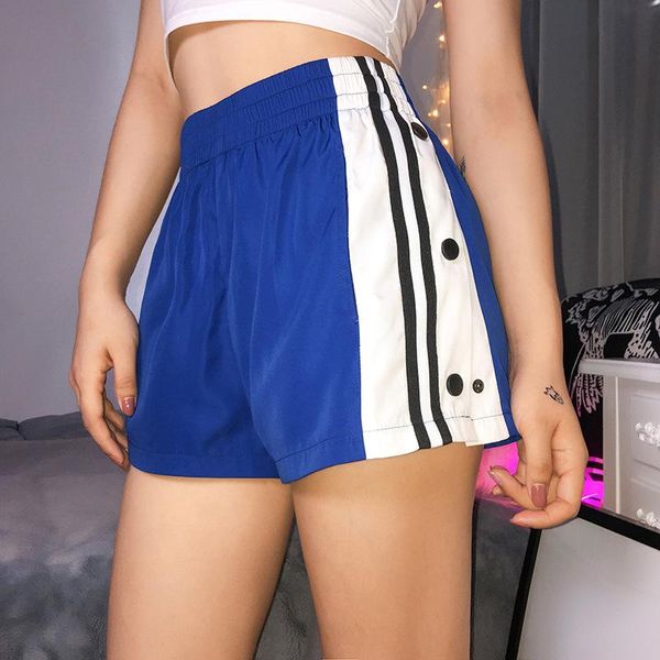 women's shorts button split side casual women harajuku high waist white blue short pants ladies summer 2021 assh20075, White;black
women's shorts button split side casual women harajuku high waist white blue short pants ladies summer 2021 assh20075, White;black