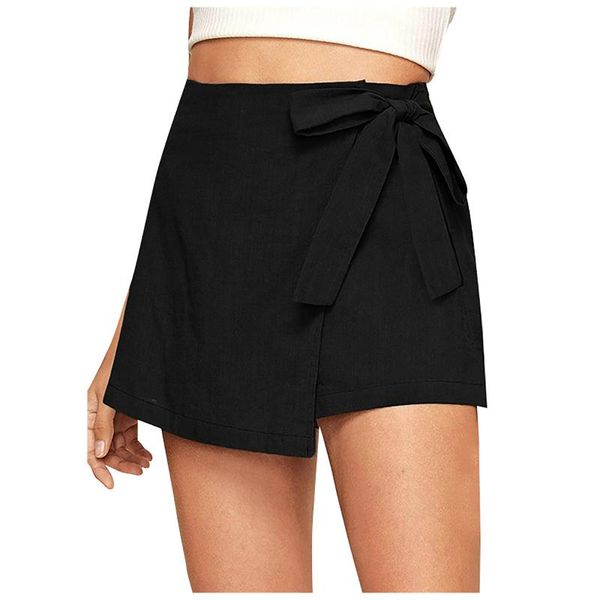 running shorts women's fashion linen lace-up pure color culottes zipper summer double layer sports jogging short, Black;blue
running shorts women's fashion linen lace-up pure color culottes zipper summer double layer sports jogging short, Black;blue