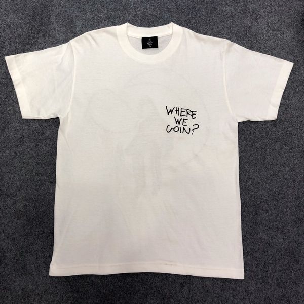 2021 new rap star scott world hip hop cotton t-shirt men's summer style drry, White;black
2021 new rap star scott world hip hop cotton t-shirt men's summer style drry, White;black