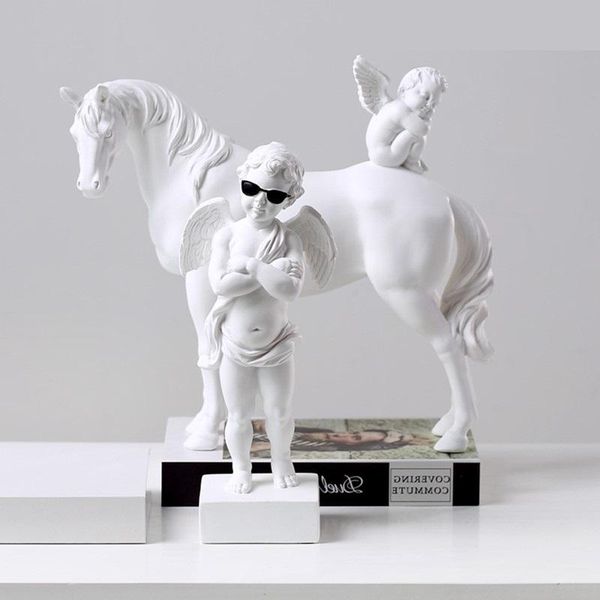 wall clocks roman mythology white cupid angel horse figurines statue resin crafts home decoration accessories r1762 creative european europe
wall clocks roman mythology white cupid angel horse figurines statue resin crafts home decoration accessories r1762 creative european europe