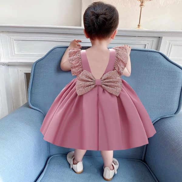 girl's dresses plbbfz backless born dress 1st birthday for baby girl clothes bow princess baptism sequin party evening, Red;yellow
girl's dresses plbbfz backless born dress 1st birthday for baby girl clothes bow princess baptism sequin party evening, Red;yellow