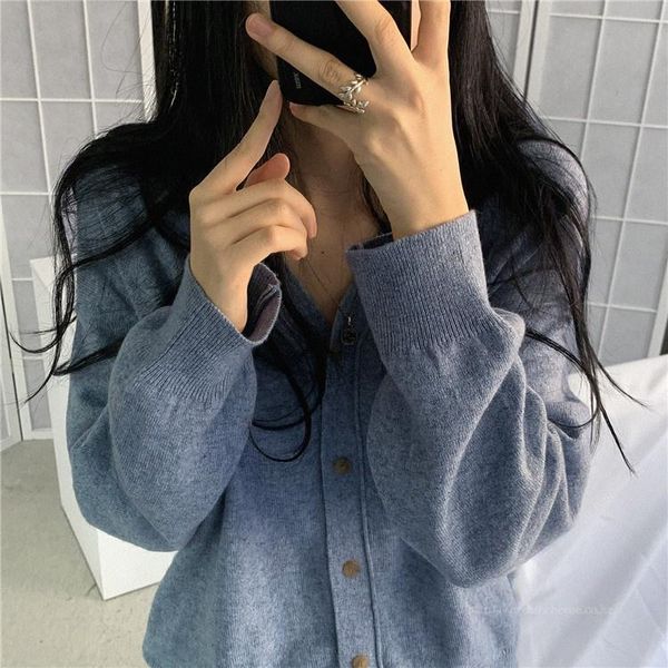 women's knits & tees cmazreal price korean all-matching knitted sweater cardigan, White
women's knits & tees cmazreal price korean all-matching knitted sweater cardigan, White