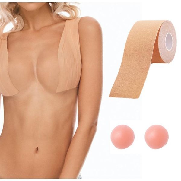 sweatband 5m adhesive boob tape breast lift nipple covers push up bra invisible women pasties for sports fitness weeding party, Yellow;black
sweatband 5m adhesive boob tape breast lift nipple covers push up bra invisible women pasties for sports fitness weeding party, Yellow;black