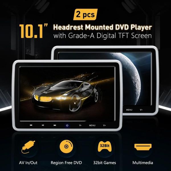 car video xtrons 2pcs universal monitor 10.1 inch tft screen headrest dvd player with usb sd/fm transmitter + 2 headphones(optional)
car video xtrons 2pcs universal monitor 10.1 inch tft screen headrest dvd player with usb sd/fm transmitter + 2 headphones(optional)