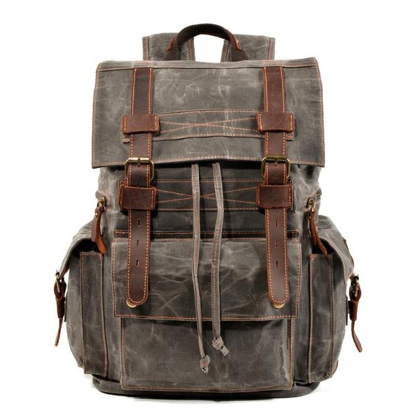 backpack waterproof large men beeswax canvas travel computer bag outdoor crazy horse leather hiking camping
backpack waterproof large men beeswax canvas travel computer bag outdoor crazy horse leather hiking camping