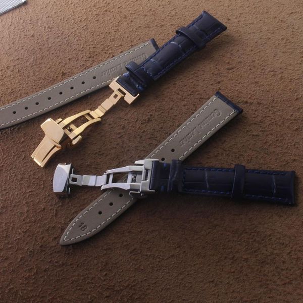 watch bands genuine cow leather straps bright band blue watchbands 14mm 16mm 18mm 20mm 22mm gold stainles steel butterfly clasp buckle, Black;brown
watch bands genuine cow leather straps bright band blue watchbands 14mm 16mm 18mm 20mm 22mm gold stainles steel butterfly clasp buckle, Black;brown