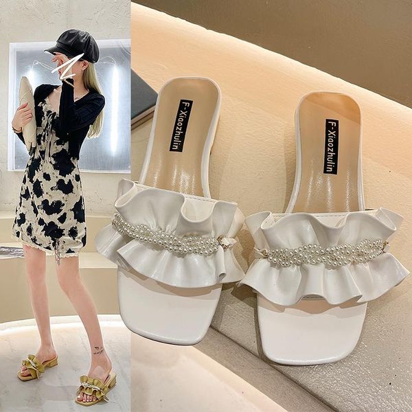 slippers string bead shoes soft slides slipers women med comfort 2021 summer flat pu hoof heels rome rubber ladies' sl, Black
slippers string bead shoes soft slides slipers women med comfort 2021 summer flat pu hoof heels rome rubber ladies' sl, Black