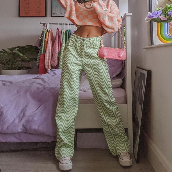 women's pants & capris ripple print women high waist wide leg jeans loose streetwear casual fashion 2021 summer clothes bottoms trouser, Black;white
women's pants & capris ripple print women high waist wide leg jeans loose streetwear casual fashion 2021 summer clothes bottoms trouser, Black;white