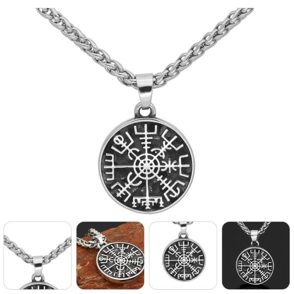 pendant necklaces viking necklace neck steel choker vintage compass charm amulet, Silver
pendant necklaces viking necklace neck steel choker vintage compass charm amulet, Silver
