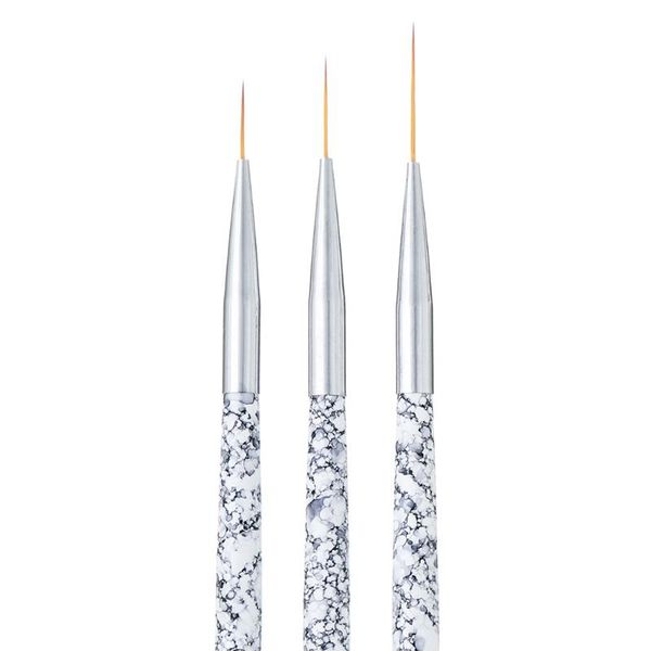 nail brushes 3pcs/set art acrylic liner painting brush french lines stripes grid pattern drawing pen diy tips manicure tools, Yellow
nail brushes 3pcs/set art acrylic liner painting brush french lines stripes grid pattern drawing pen diy tips manicure tools, Yellow