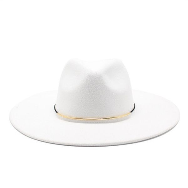 2021 new women fedora 9.5cm big brim solid color band belt gold chain felt formal church wedding classic white winter hats men m5mi, Blue;gray
2021 new women fedora 9.5cm big brim solid color band belt gold chain felt formal church wedding classic white winter hats men m5mi, Blue;gray