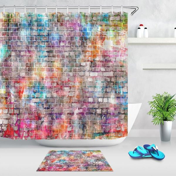 shower curtains graffiti grunge urban brick art wall extra long curtain bathroom waterproof polyester fabric for bathtub decor
shower curtains graffiti grunge urban brick art wall extra long curtain bathroom waterproof polyester fabric for bathtub decor