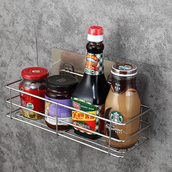 stainless steel bathroom shelving toilet bathroom metal storage shelf no-punching, no-mark wall hanging
stainless steel bathroom shelving toilet bathroom metal storage shelf no-punching, no-mark wall hanging