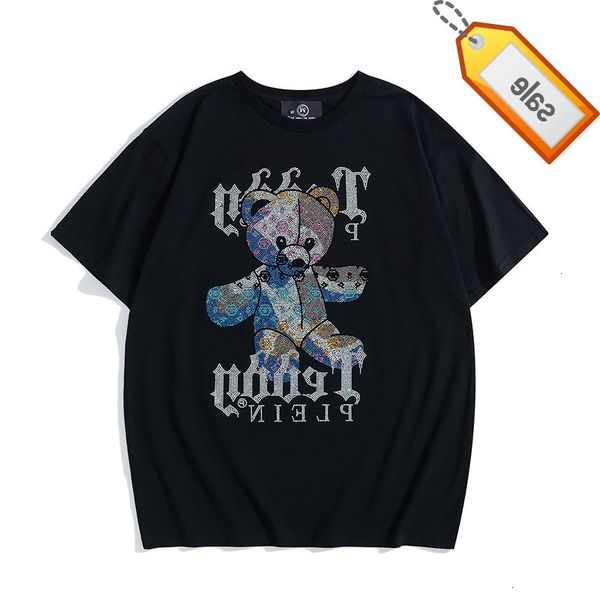 summer casual t-shirt off fashion brand new diamond bear pattern loose short sleeve unisex, White;black
summer casual t-shirt off fashion brand new diamond bear pattern loose short sleeve unisex, White;black