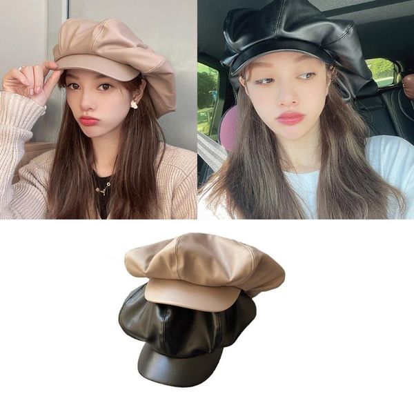 beanies fashion leather solid color octagonal hat vintage cloud beret painter travel sboy cap street shooting female girl o11 21
beanies fashion leather solid color octagonal hat vintage cloud beret painter travel sboy cap street shooting female girl o11 21