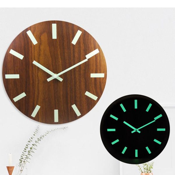 wall clocks 12 inch glow dark quartz hanging clock luminous wood silent home decor 3d modern design bedroom living room
wall clocks 12 inch glow dark quartz hanging clock luminous wood silent home decor 3d modern design bedroom living room