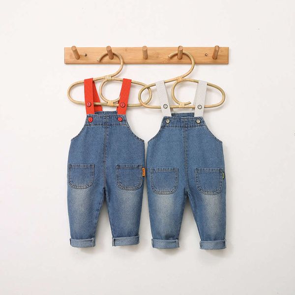 south korea spring wear 2021 new children's jeans boys and girls' baby's belt pants, Blue
south korea spring wear 2021 new children's jeans boys and girls' baby's belt pants, Blue