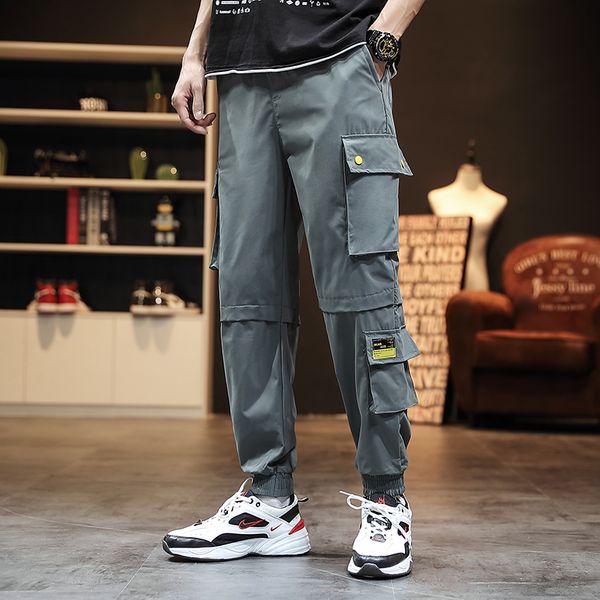 2021 new autumn cargo men's slacks small feet hip hop casual male track pants joggers trousers fashion harajuku men pant umro, Black
2021 new autumn cargo men's slacks small feet hip hop casual male track pants joggers trousers fashion harajuku men pant umro, Black