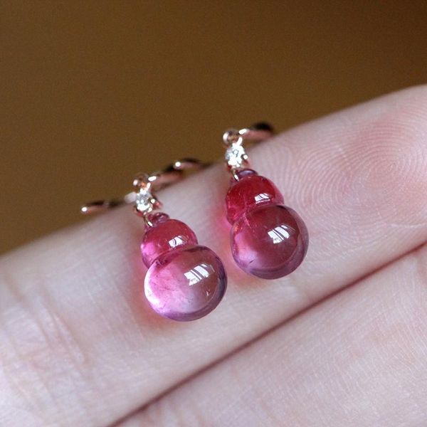 dangle & chandelier three-dimensional design silver diamond pink gourd earrings light luxury art romantic women's jewelry
dangle & chandelier three-dimensional design silver diamond pink gourd earrings light luxury art romantic women's jewelry
