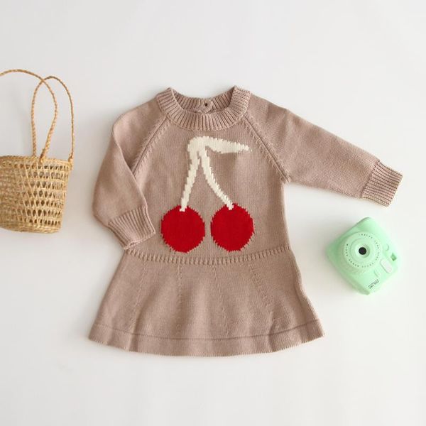 girl's dresses yg brand children's clothing wholesale 2021 autumn girls cherry sweater dress long sleeve a-line baby, Red;yellow
girl's dresses yg brand children's clothing wholesale 2021 autumn girls cherry sweater dress long sleeve a-line baby, Red;yellow