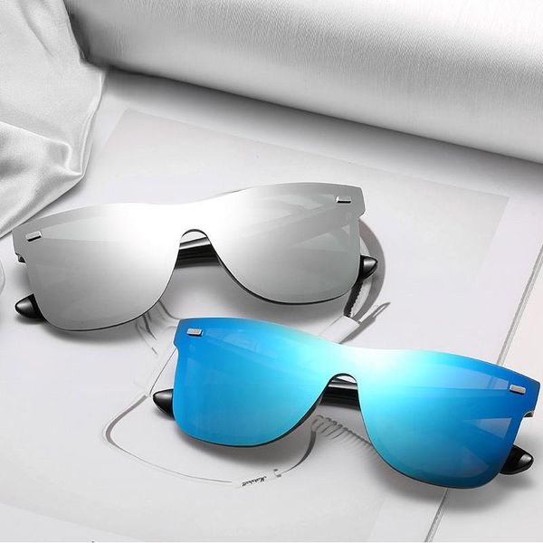 sunglasses fashion one piece trend personality eyeglass brand design protection reflective frameless sunglassess uv400, White;black
sunglasses fashion one piece trend personality eyeglass brand design protection reflective frameless sunglassess uv400, White;black