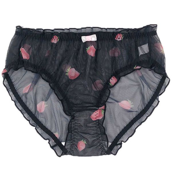 women's panties 2021 new thin soft sweet lace lingeries strawberry printing mesh perspective underwears women plus size 5xl briefs, Black;white
women's panties 2021 new thin soft sweet lace lingeries strawberry printing mesh perspective underwears women plus size 5xl briefs, Black;white