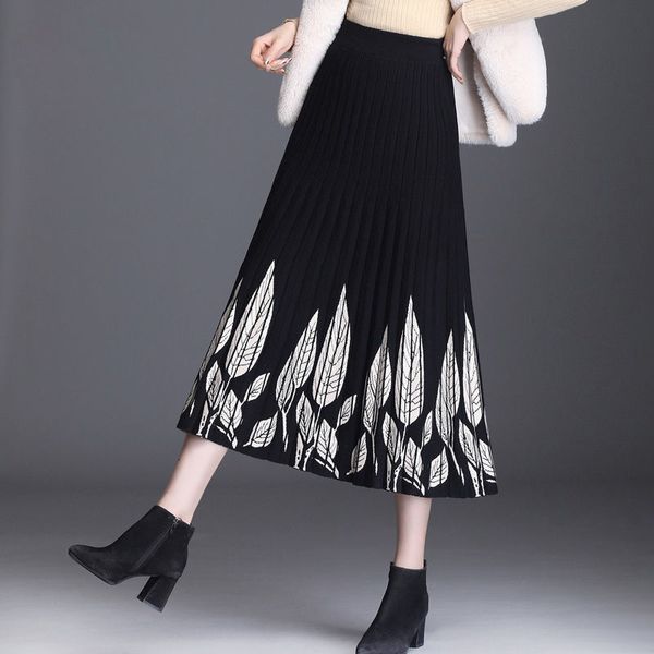 female luxury skirts plied in autumn thick warm winter impression the line slinky skirt mesh sweater femme y104 hnhw, Black
female luxury skirts plied in autumn thick warm winter impression the line slinky skirt mesh sweater femme y104 hnhw, Black