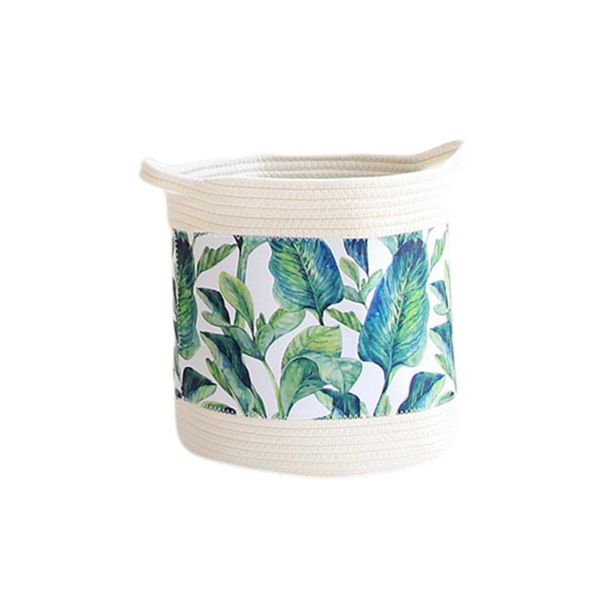 1pc sundries cylinder clothes organing basket toys storage bucket for home dormitory green leaves size
1pc sundries cylinder clothes organing basket toys storage bucket for home dormitory green leaves size