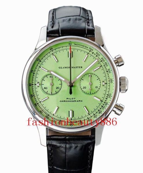 mg panda 40 pilot chronograph watch men air force sapphire colors st1901 seagull movement mechanical wristwatches fashion clock, Slivery;brown
mg panda 40 pilot chronograph watch men air force sapphire colors st1901 seagull movement mechanical wristwatches fashion clock, Slivery;brown
