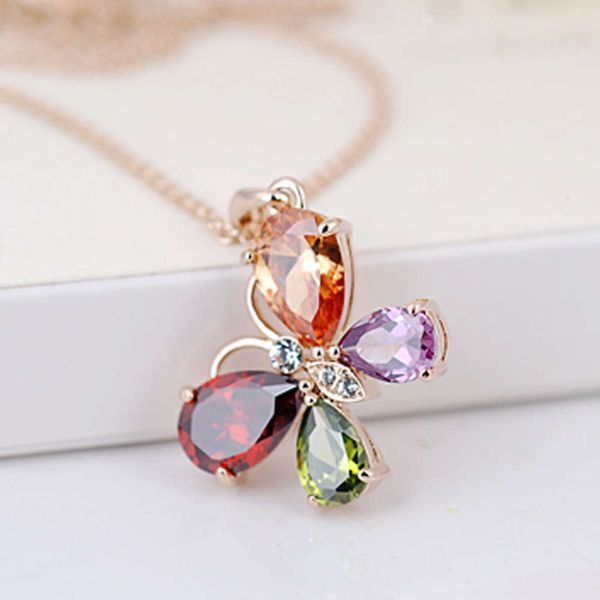 hbp luxury japanese and korean exaggerated fashion trend seven color butterfly crystal necklace jewelry female gift, Silver
hbp luxury japanese and korean exaggerated fashion trend seven color butterfly crystal necklace jewelry female gift, Silver