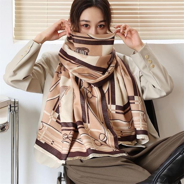 scarves winter cashmere scarf women warm pashmina large shawls lady design printed wraps thick blanket bufanda stoles 2021, Blue;gray
scarves winter cashmere scarf women warm pashmina large shawls lady design printed wraps thick blanket bufanda stoles 2021, Blue;gray