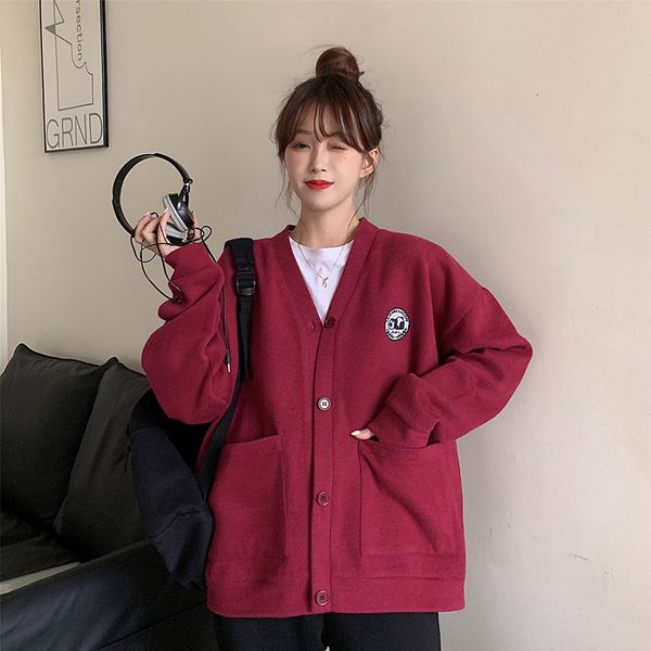2021 new autumn loose embroidery baseball uniform v-neck sweatshirt college style open stitch jacket women mwz9, Black
2021 new autumn loose embroidery baseball uniform v-neck sweatshirt college style open stitch jacket women mwz9, Black