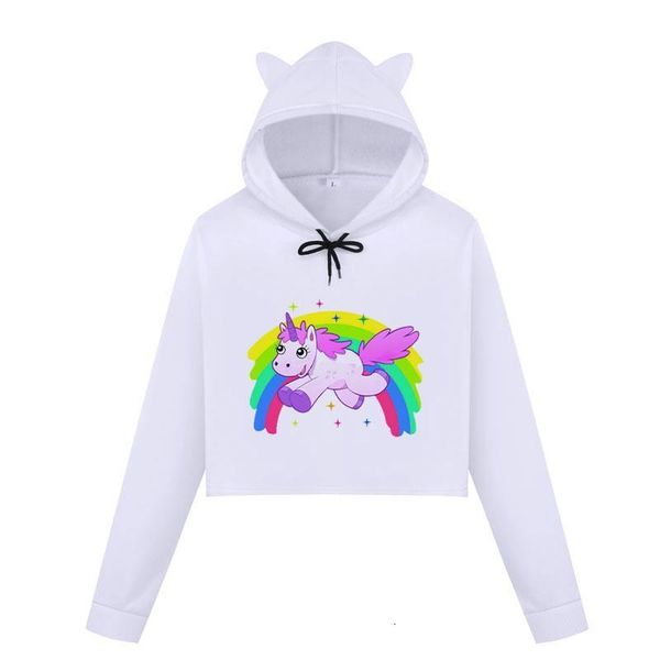 kpop rainbow unicorn women crop hoodie winter harajuku cute cat ear cropped sweatshirts casual cartoon unicorn print hoodies, Black
kpop rainbow unicorn women crop hoodie winter harajuku cute cat ear cropped sweatshirts casual cartoon unicorn print hoodies, Black