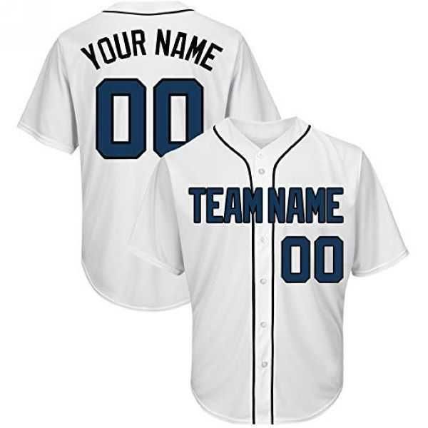 custom white detroit style baseball stitched jersey any name number mens women youth jerseys personality, Black
custom white detroit style baseball stitched jersey any name number mens women youth jerseys personality, Black