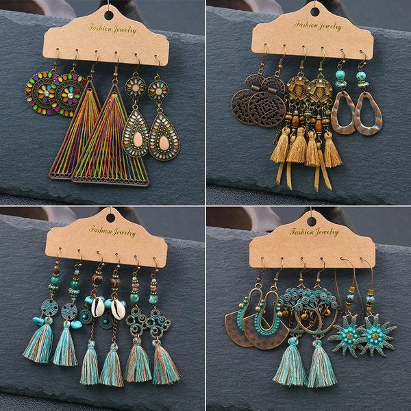 dangle & chandelier bohemia colorful water drop earrings set for women vintage ethnic big geometric long tassel boho jewelry gifts, Silver
dangle & chandelier bohemia colorful water drop earrings set for women vintage ethnic big geometric long tassel boho jewelry gifts, Silver